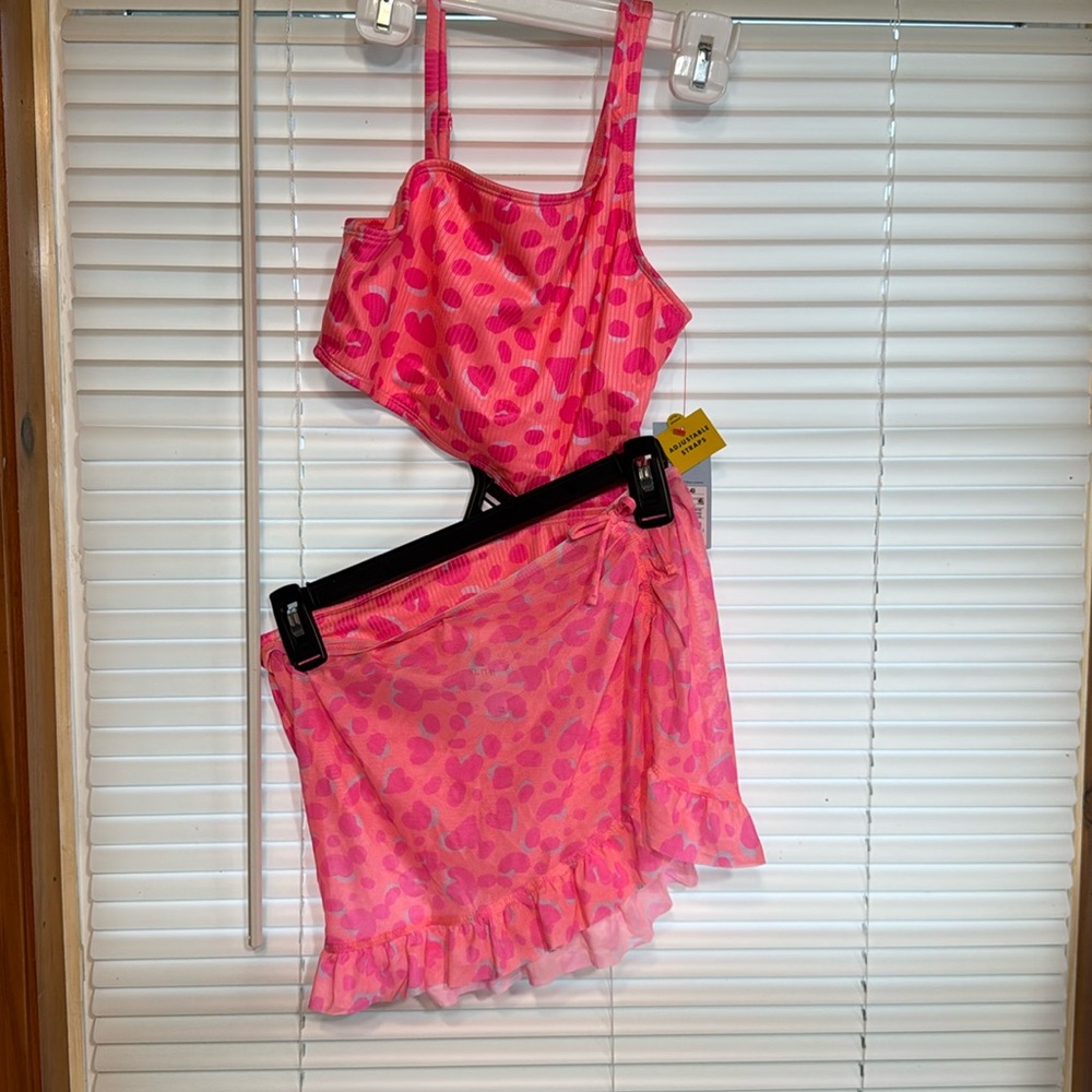 Girls 14 Bathing Suit Set